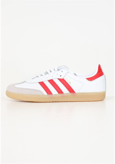 Sneakers Samba OG bianche e rosse da donna ADIDAS ORIGINALS | JI4463.